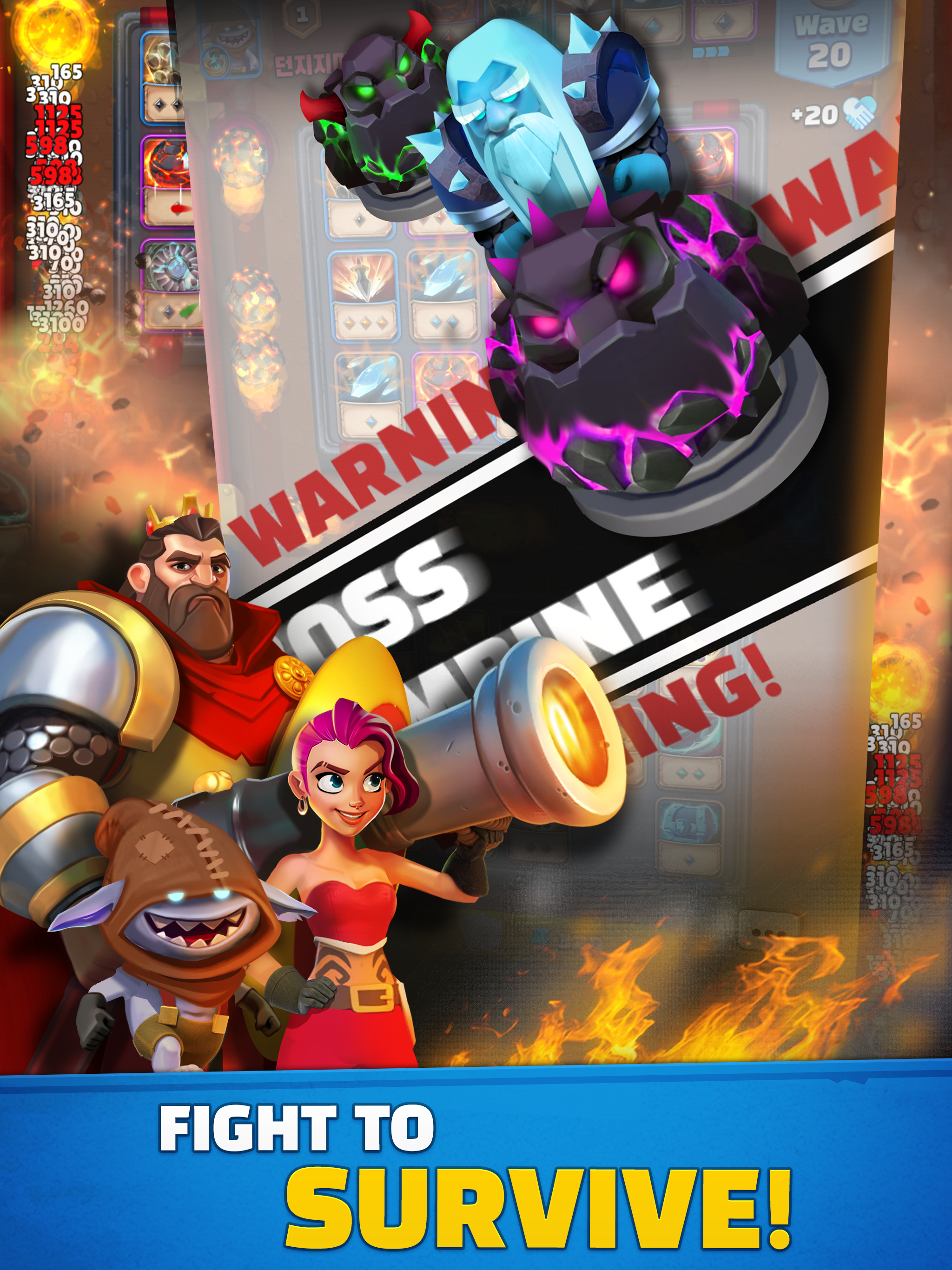 Random Card Defense Game Screenshot