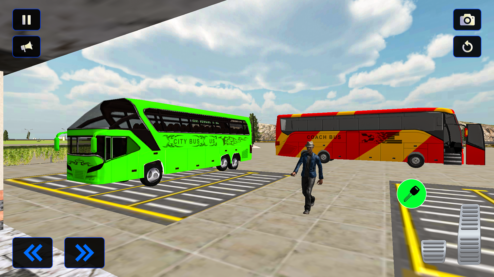 Coach Bus Driving Master Game Screenshot