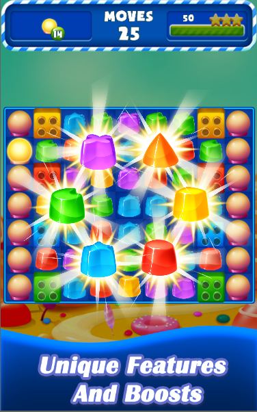 Jelly Match Three Game Screenshot