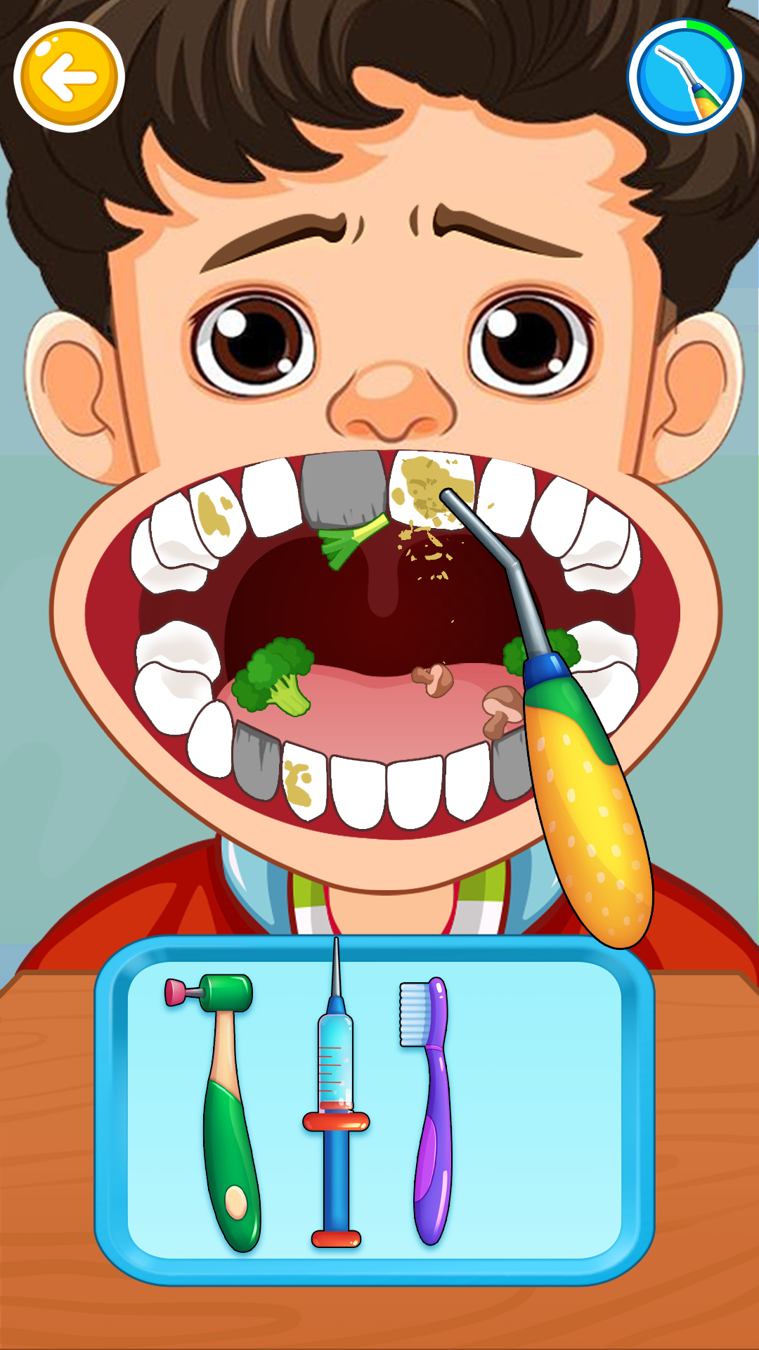 Captura de Tela do Jogo Fun Dental Care: Dentist Games