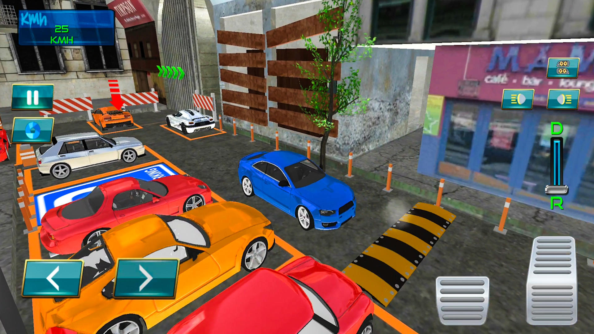 Captura de Tela do Jogo Multistory Car Parking Game