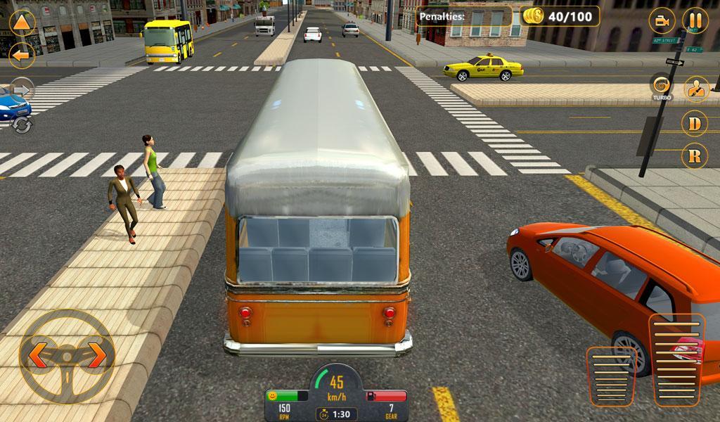 NY City Bus Driving 2017 ゲームのスクリーンショット
