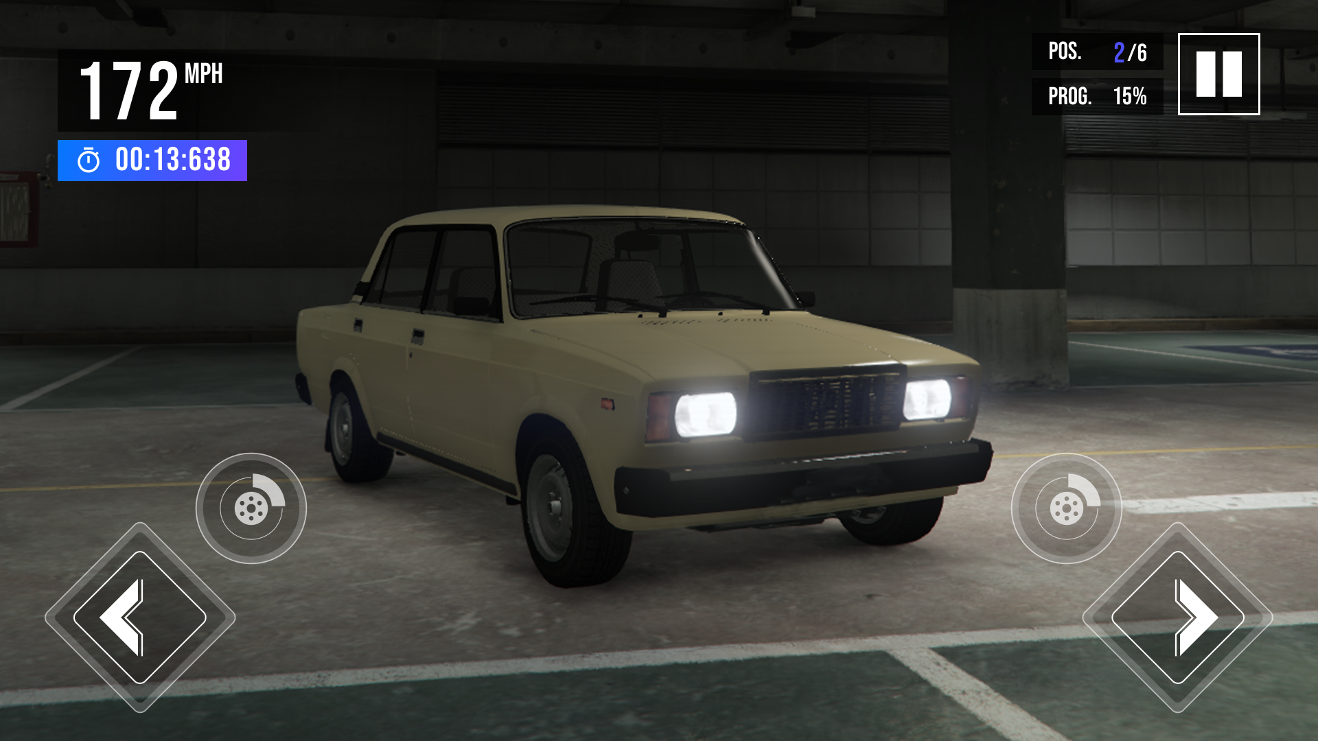 VAZ 2107 Russian Car Simulator Game Screenshot