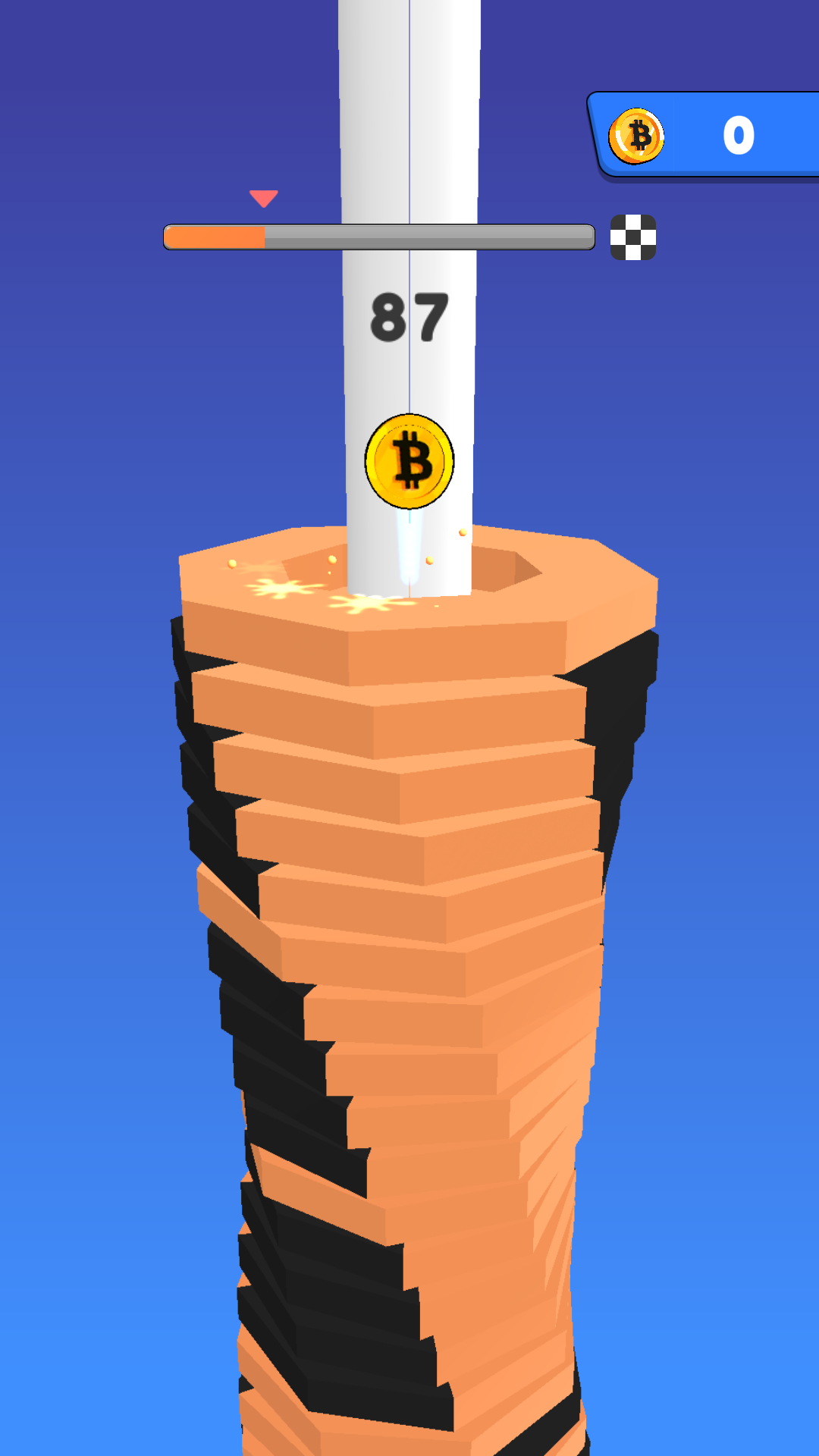 Bitcoin Stack Game Screenshot