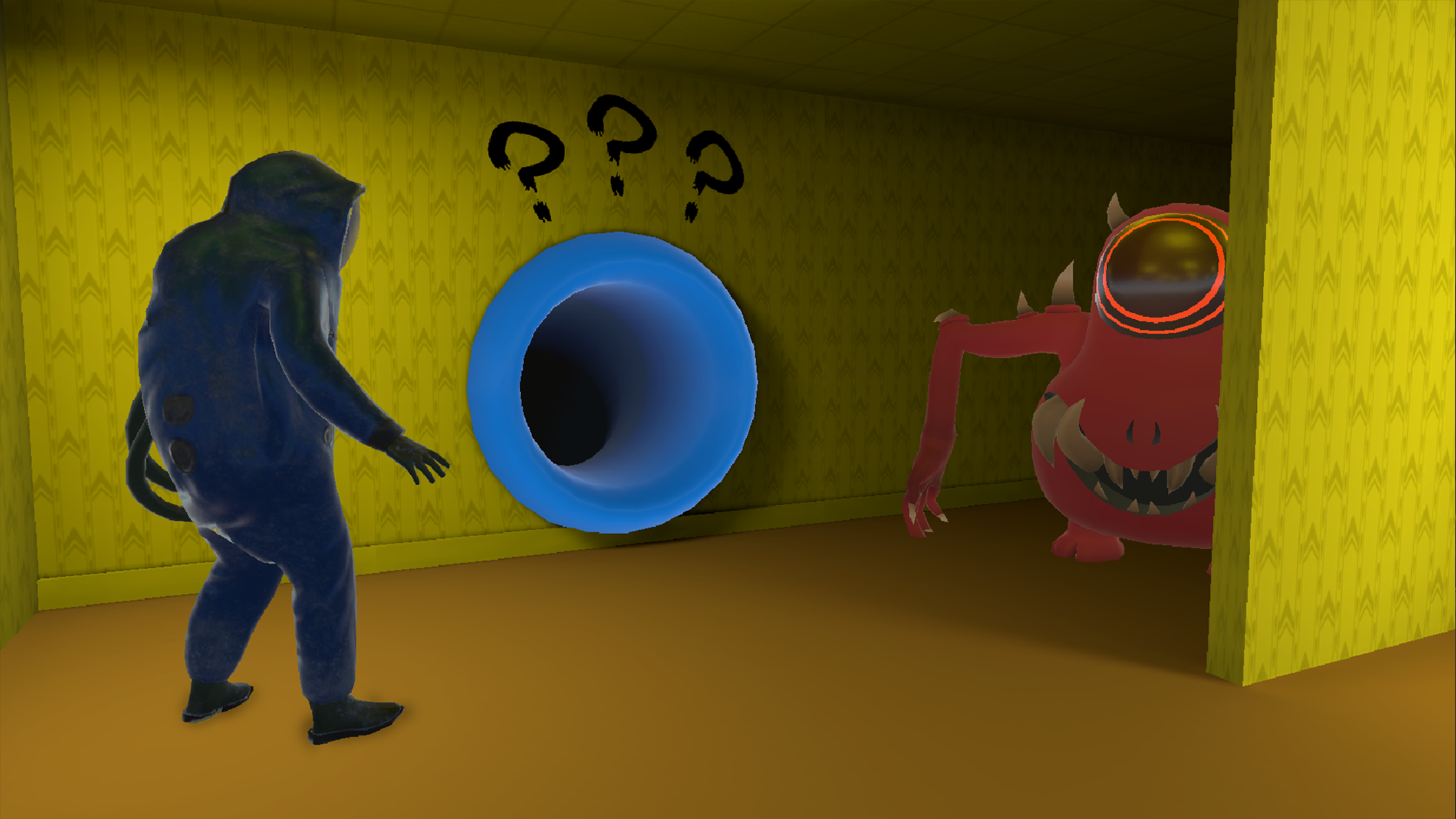 Hide in The Backrooms: Horror Game Screenshot