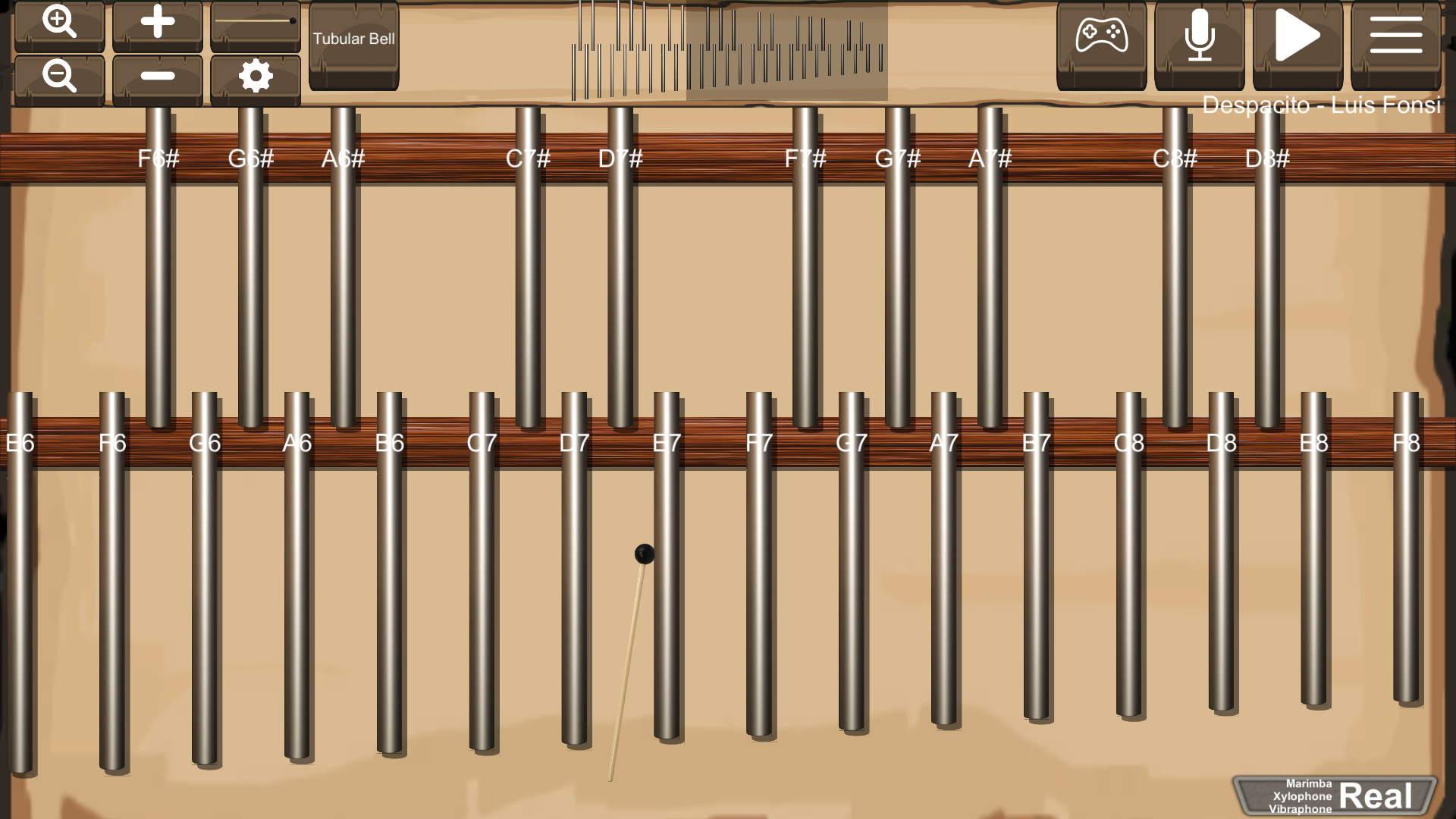 Marimba, Xylophone, Vibraphone Game Screenshot