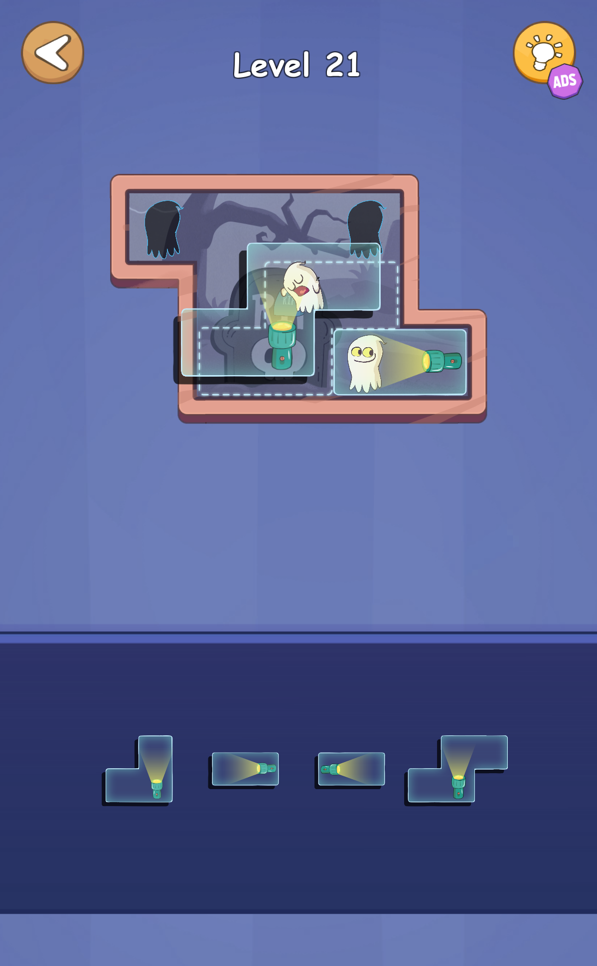 Ghost catcher: Fill puzzle Game Screenshot