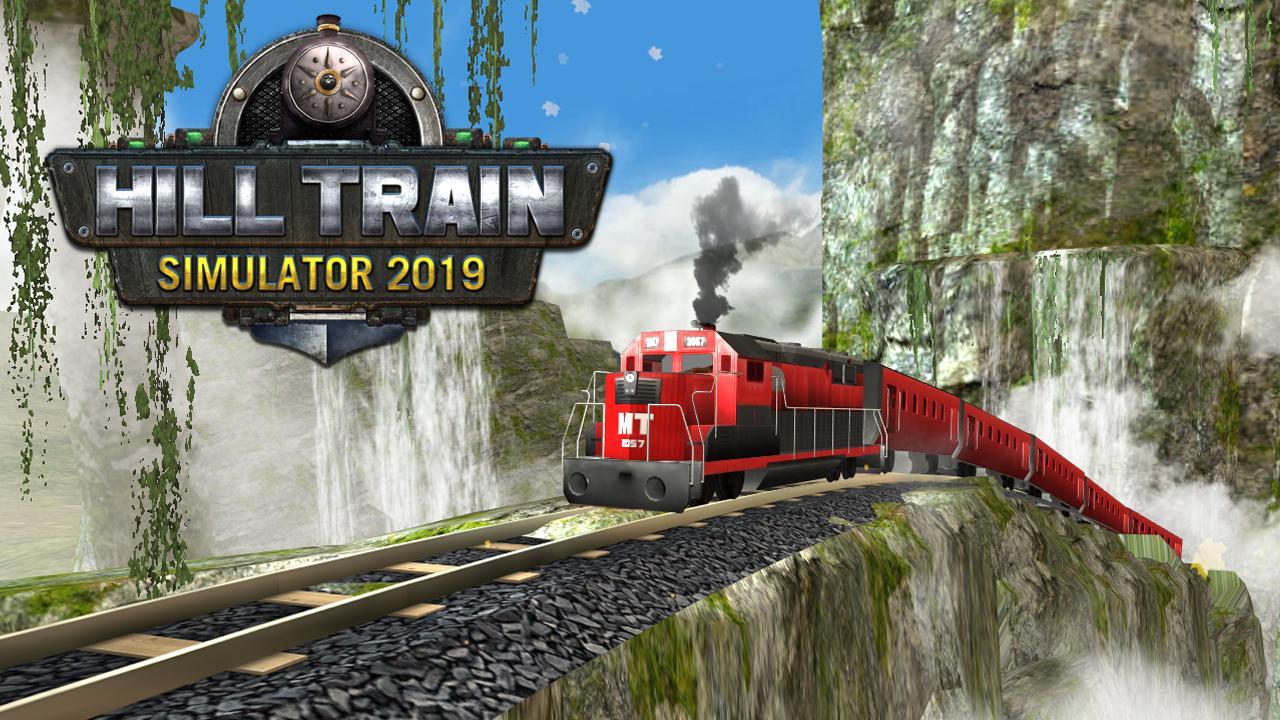 Hill Train simulator 2019 - Train Games 遊戲截圖