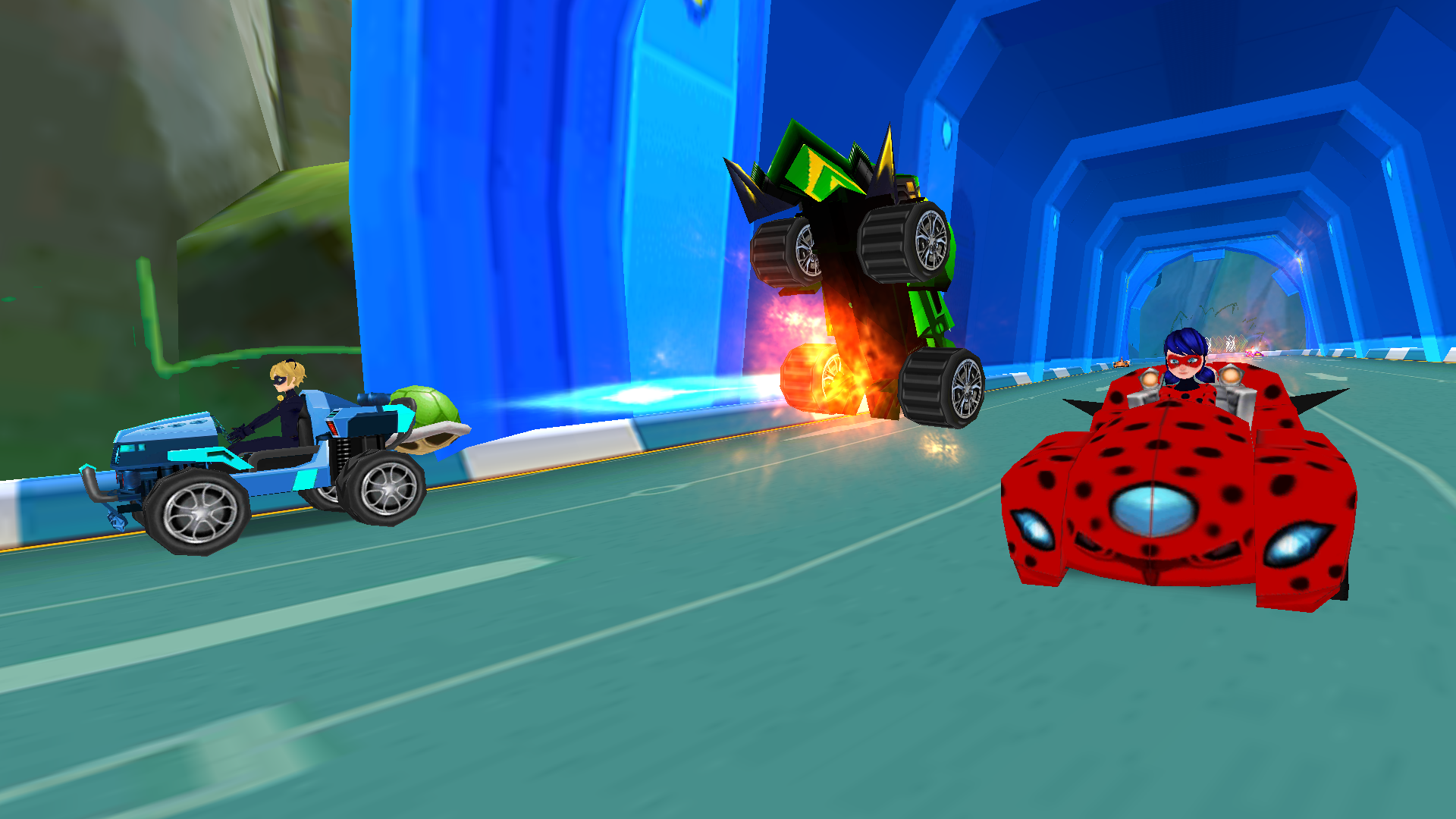 3D ladybug Go Kart: Buggy Kart Racing Game Screenshot