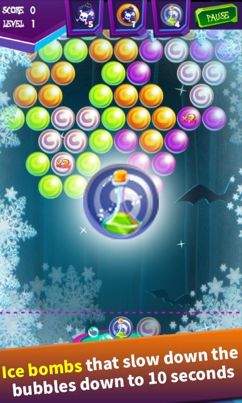 Bubble Monster Game Screenshot