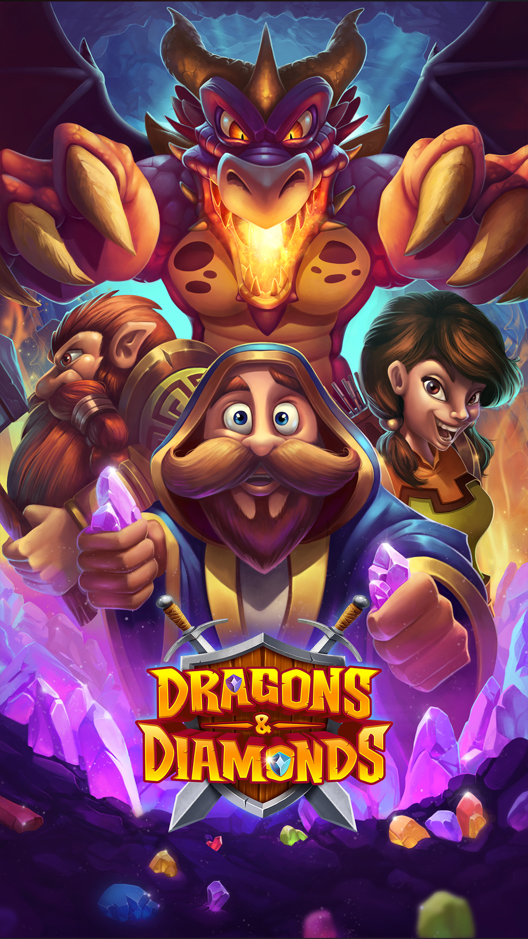 Dragons & Diamonds Game Screenshot