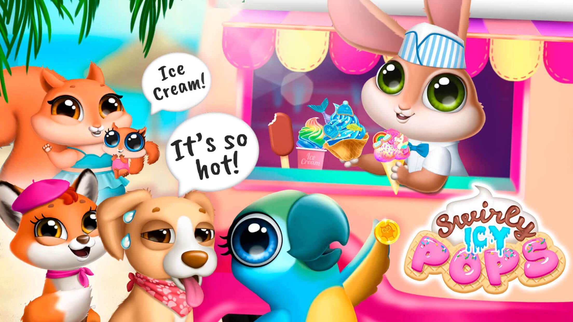 Swirly Icy Pops Game Screenshot