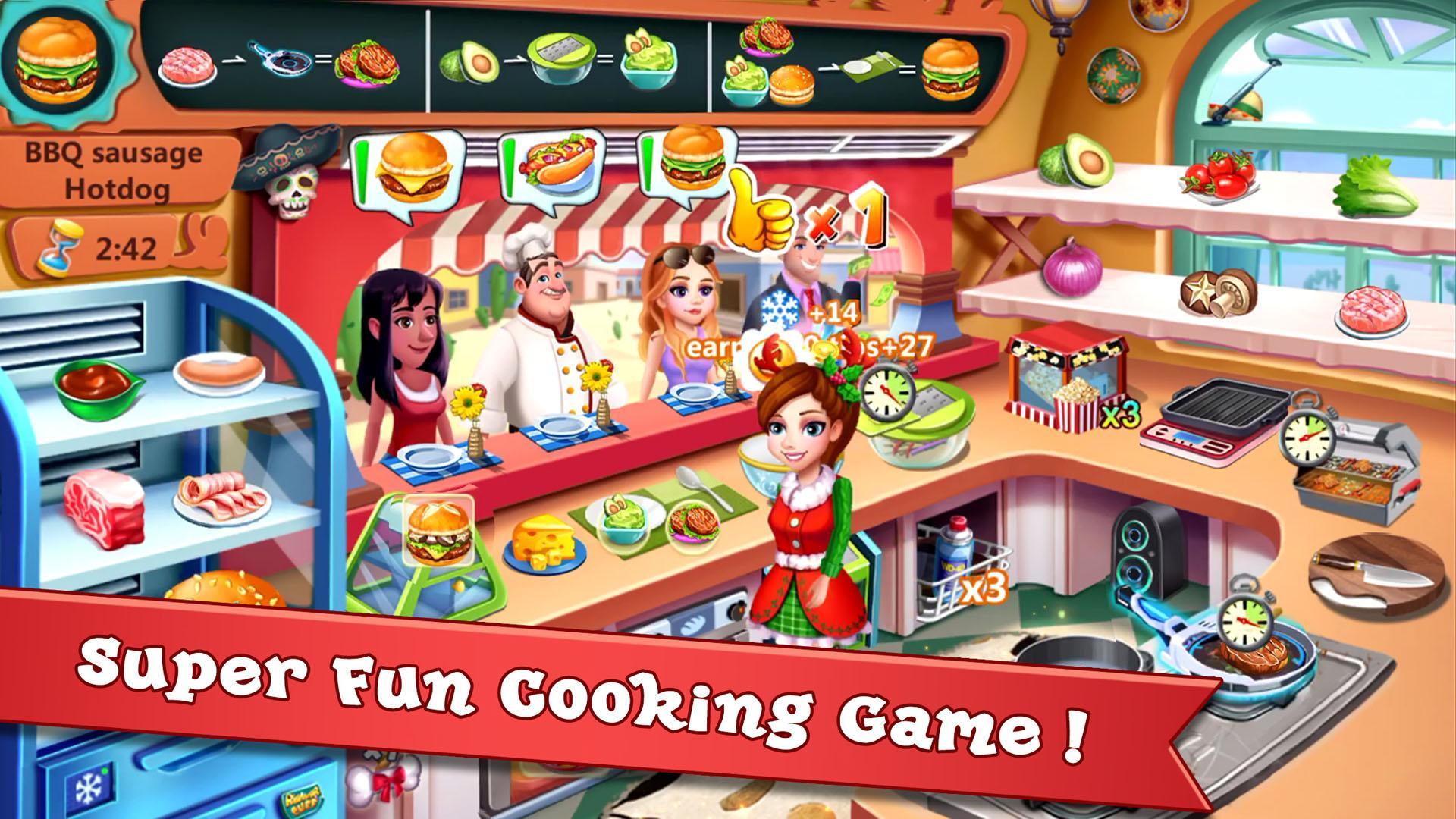 Screenshot 1 of Rising Super Chef - Cocina 8.0.1