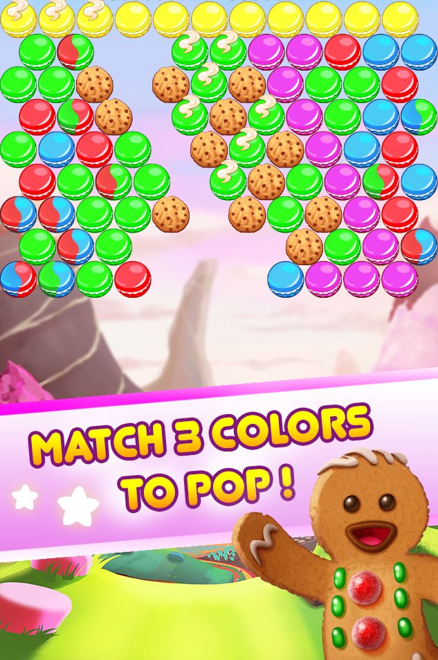 Cookie Pop Bubble Shooter 게임 스크린 샷