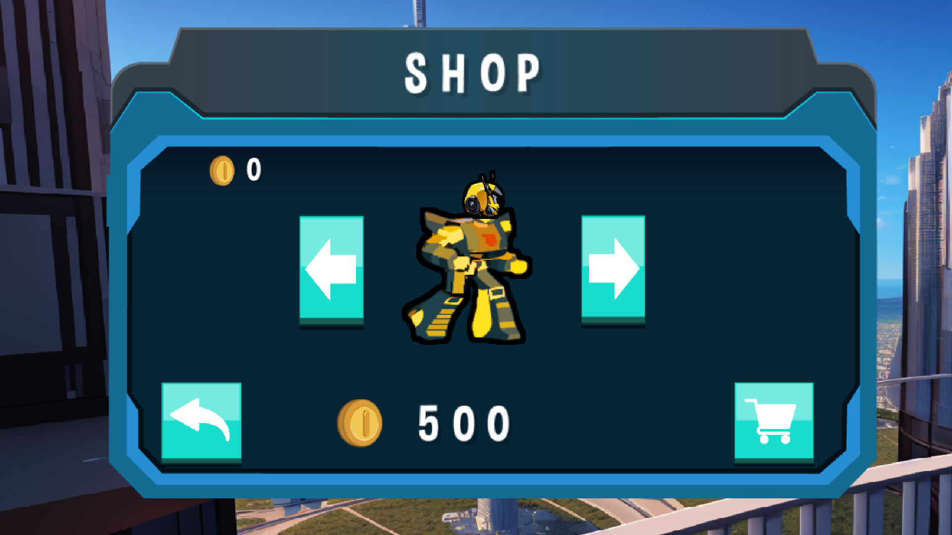 Super Car Robot Transform Game Screenshot
