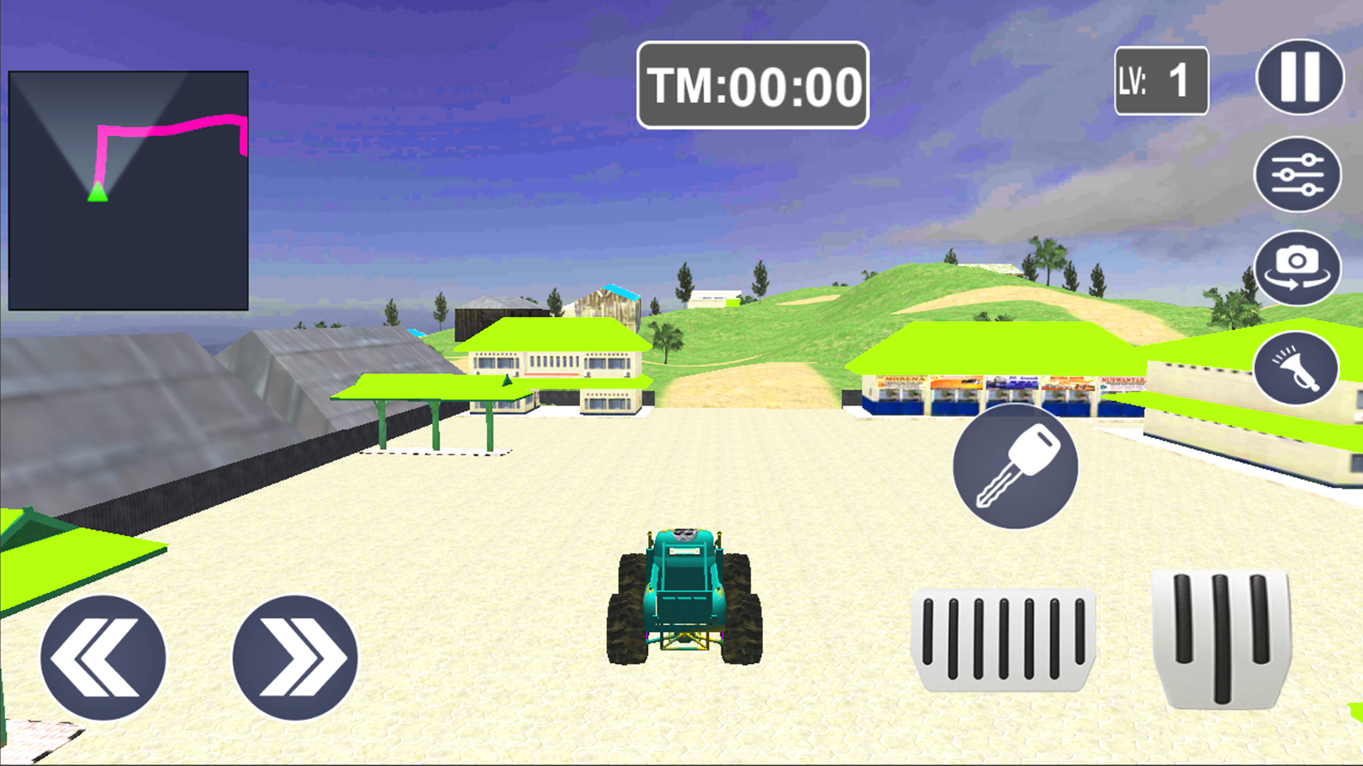 Captura de Tela do Jogo Offroad Monster Truck sim 3d