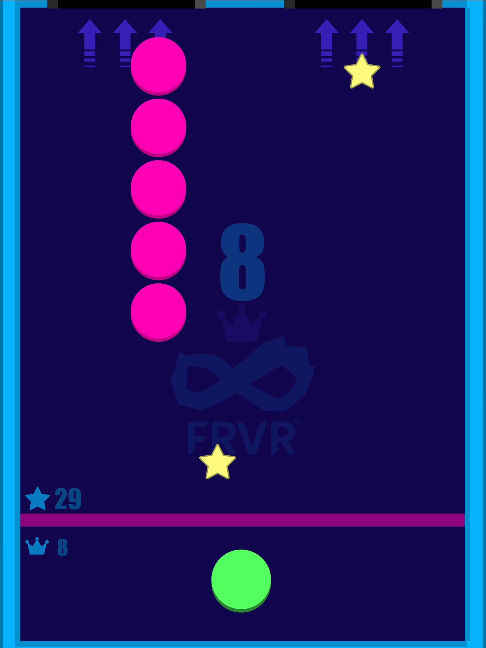 Air Hockey FRVR ゲームのスクリーンショット