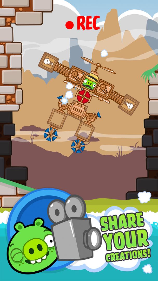 Bad Piggies screenshot game