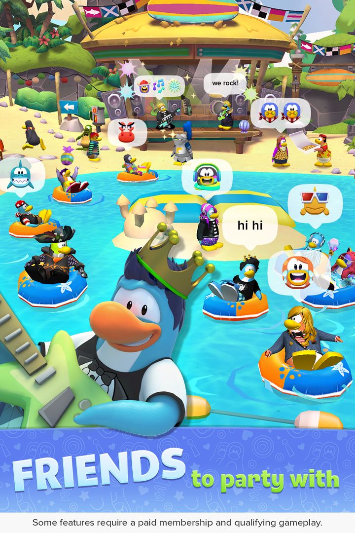 Screenshot of Club Penguin Island