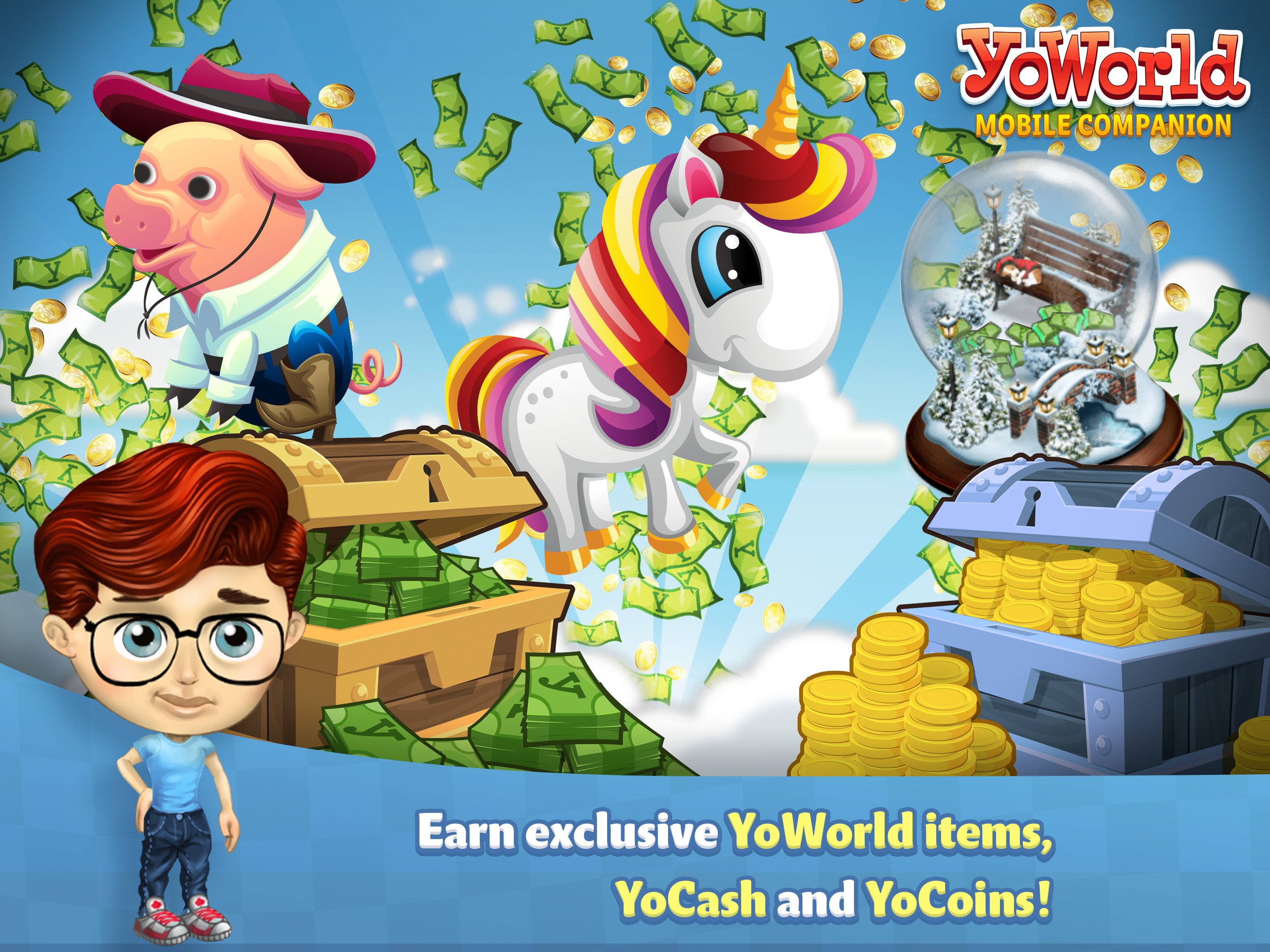 YoWorld Mobile Companion App Game Screenshot