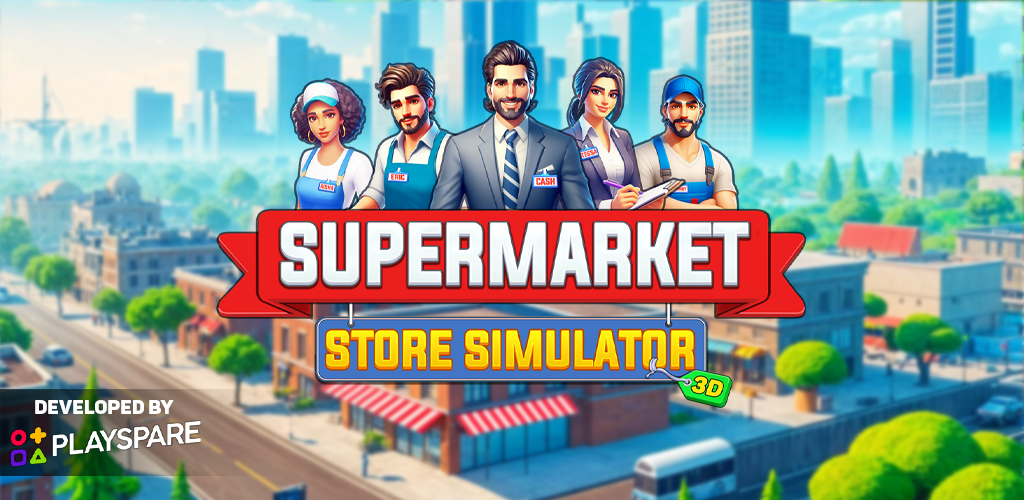 Banner of My Supermarket Simulator 3D 