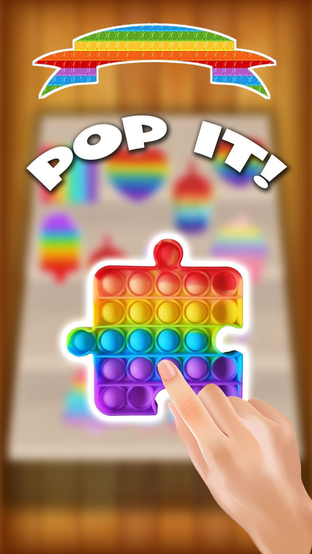 Pop it Fidget: 스트레스 해소 게임 게임 스크린 샷