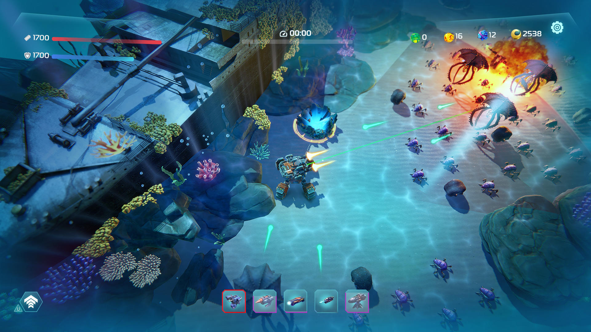 Ocean Keeper: Dome Survival Game Screenshot