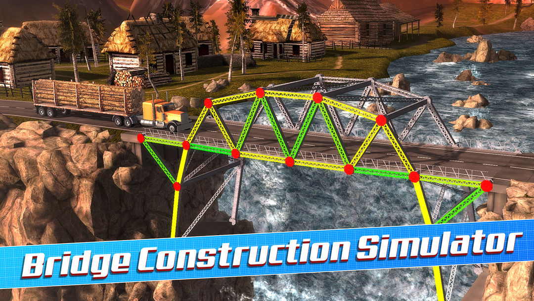 Bridge Construction Simulator ภาพหน้าจอเกม