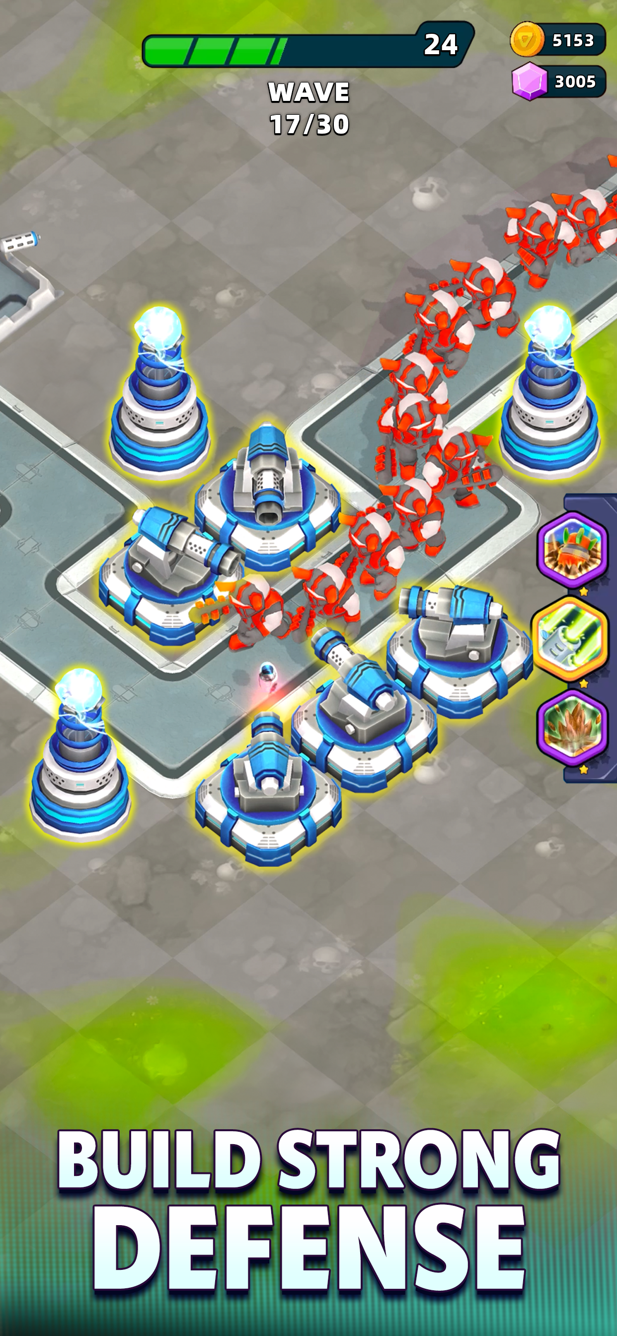 Raid Rush: Tower Defense TD Game Screenshot