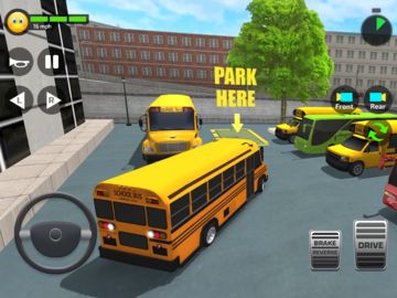 School Bus Simulator Driving Game Screenshot