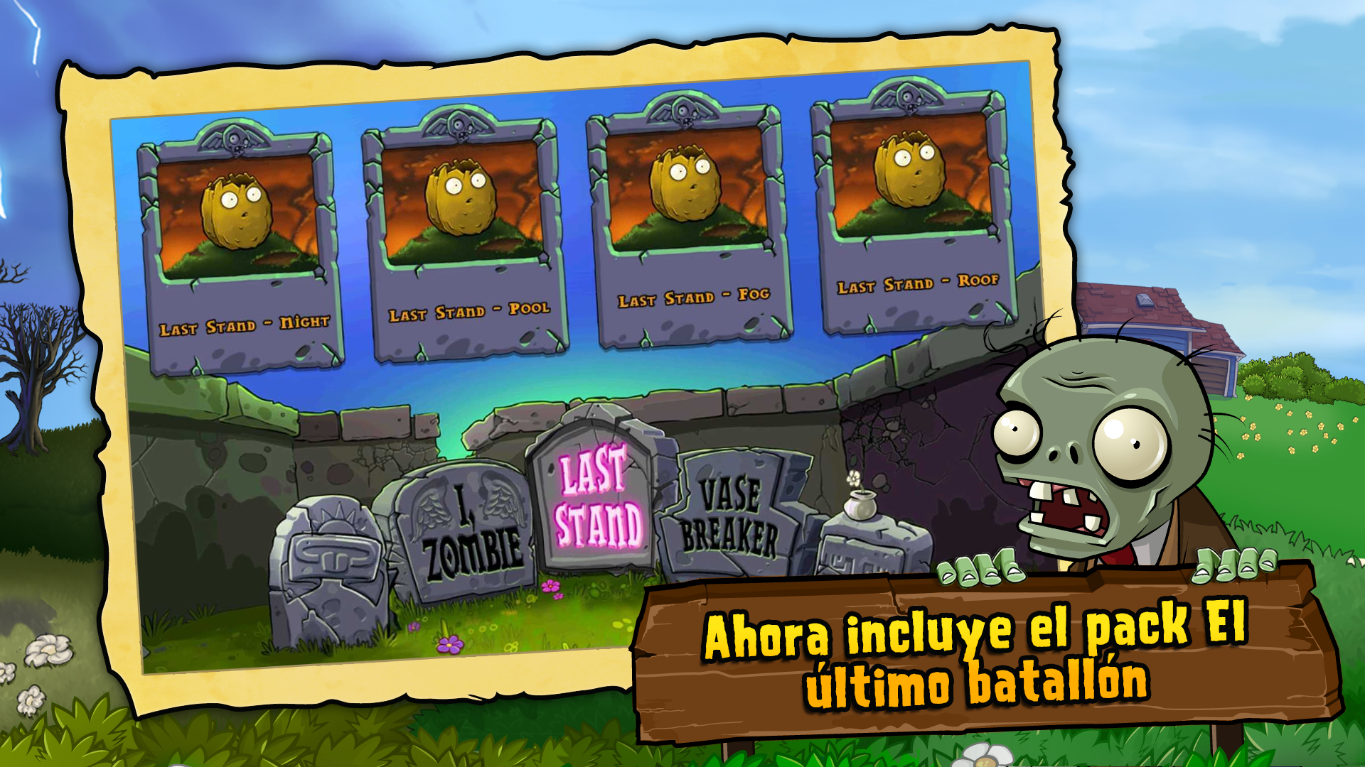 Captura de Pantalla del Juego Plants vs. Zombies™