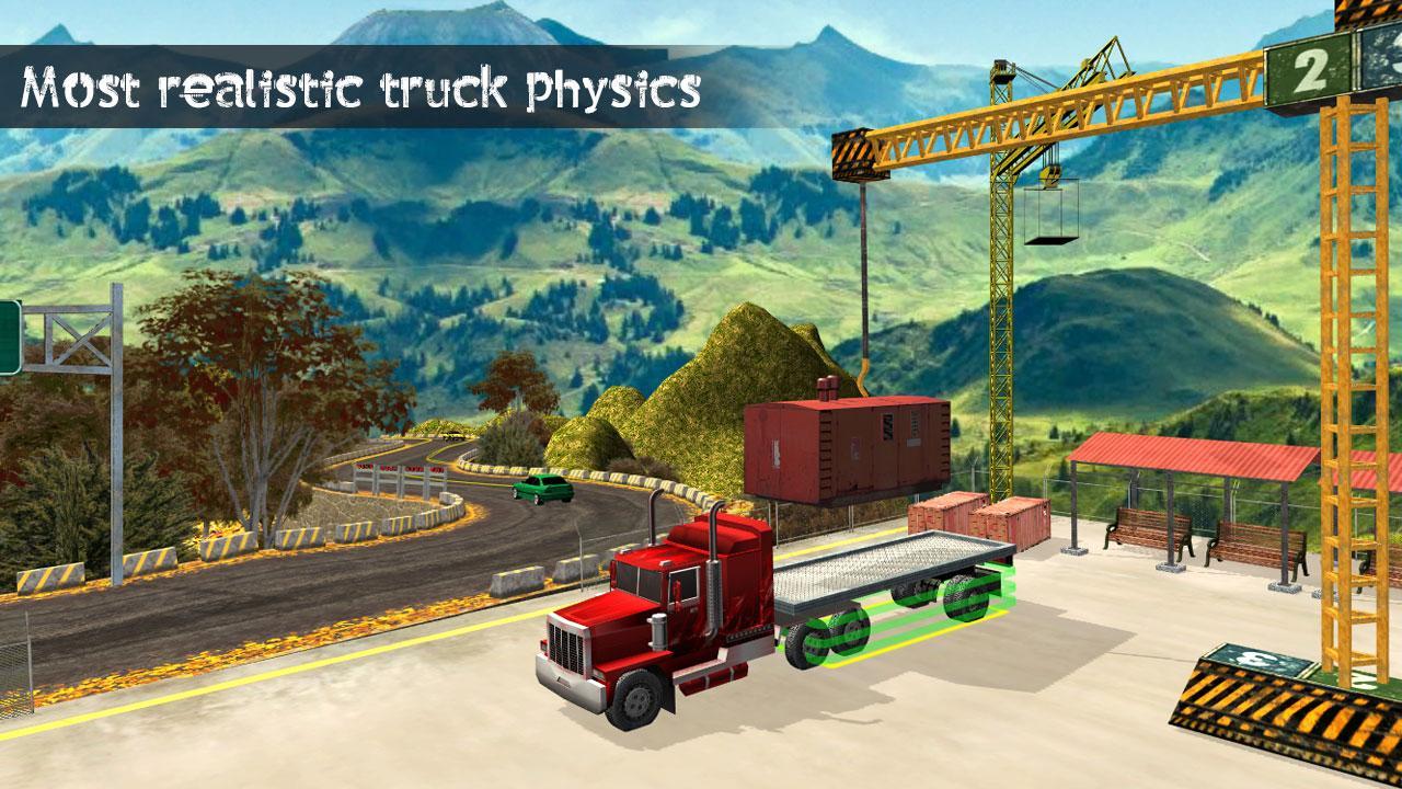 Screenshot 1 of トラック運転の上り坂：トラックシミュレーターゲーム2020 4.0.5