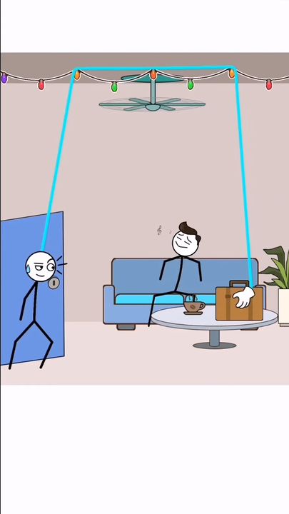 Thief Stickman: Puzzle Master Game Screenshot