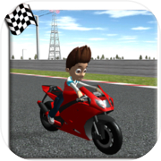 Paw Ryder Moto Racing 3D - juegos de patrulla de carreras de patas