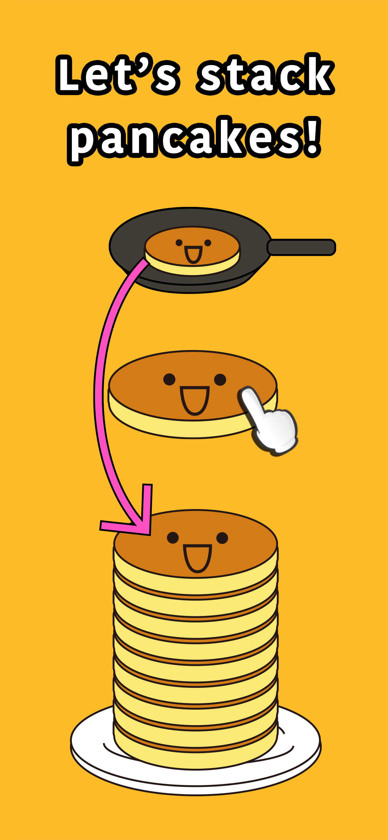 Pancake Tower-Game for kids Game Screenshot