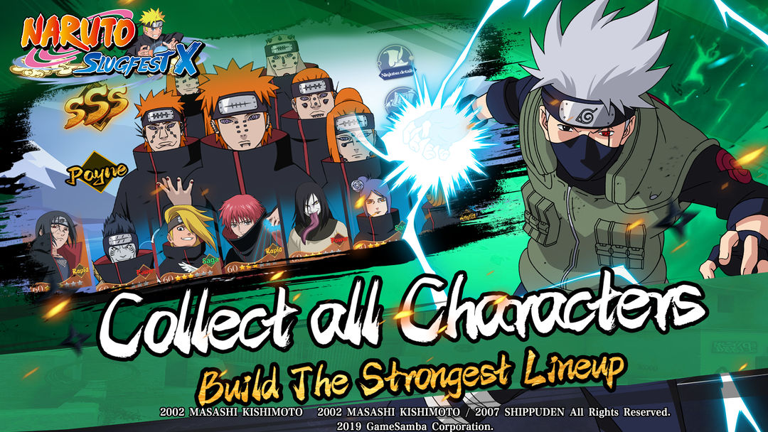 Naruto:SlugfestX ภาพหน้าจอเกม