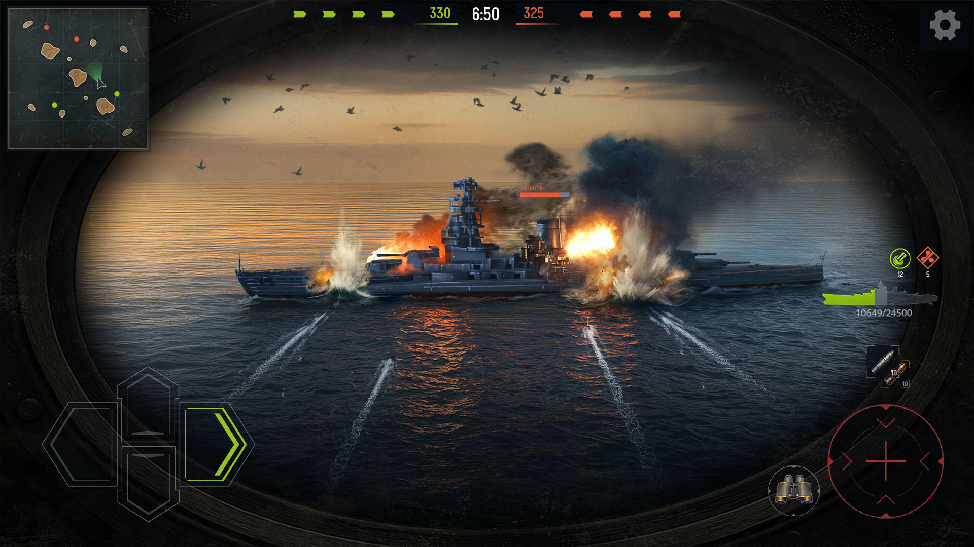 Navy War: Battleship Simulator Game Screenshot