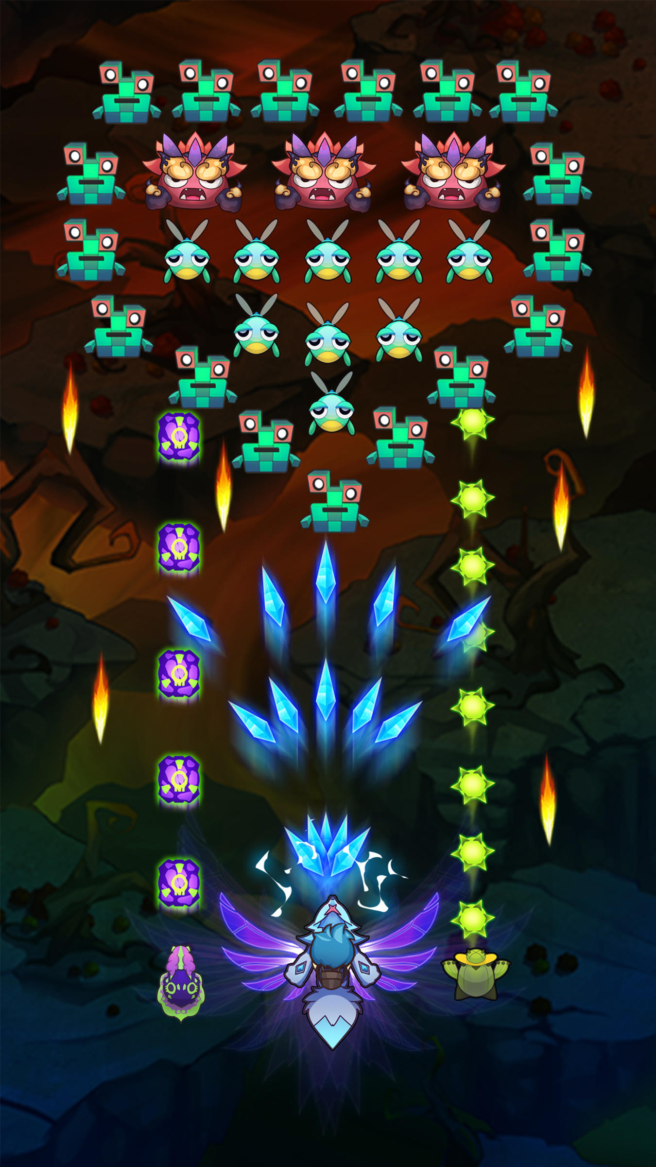 天空冠軍：銀河太空射擊遊戲，怪物進化 遊戲截圖