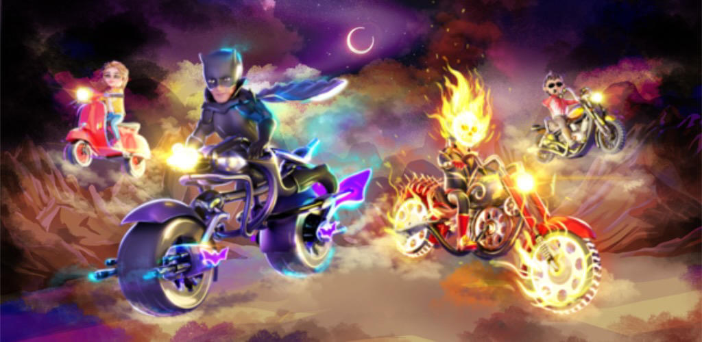 Banner of Dark Riders - juego de motos 1