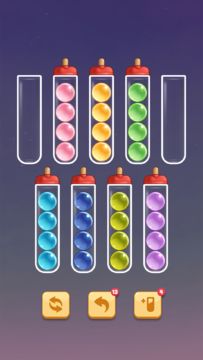 Sorting Ball Quiz Game Screenshot