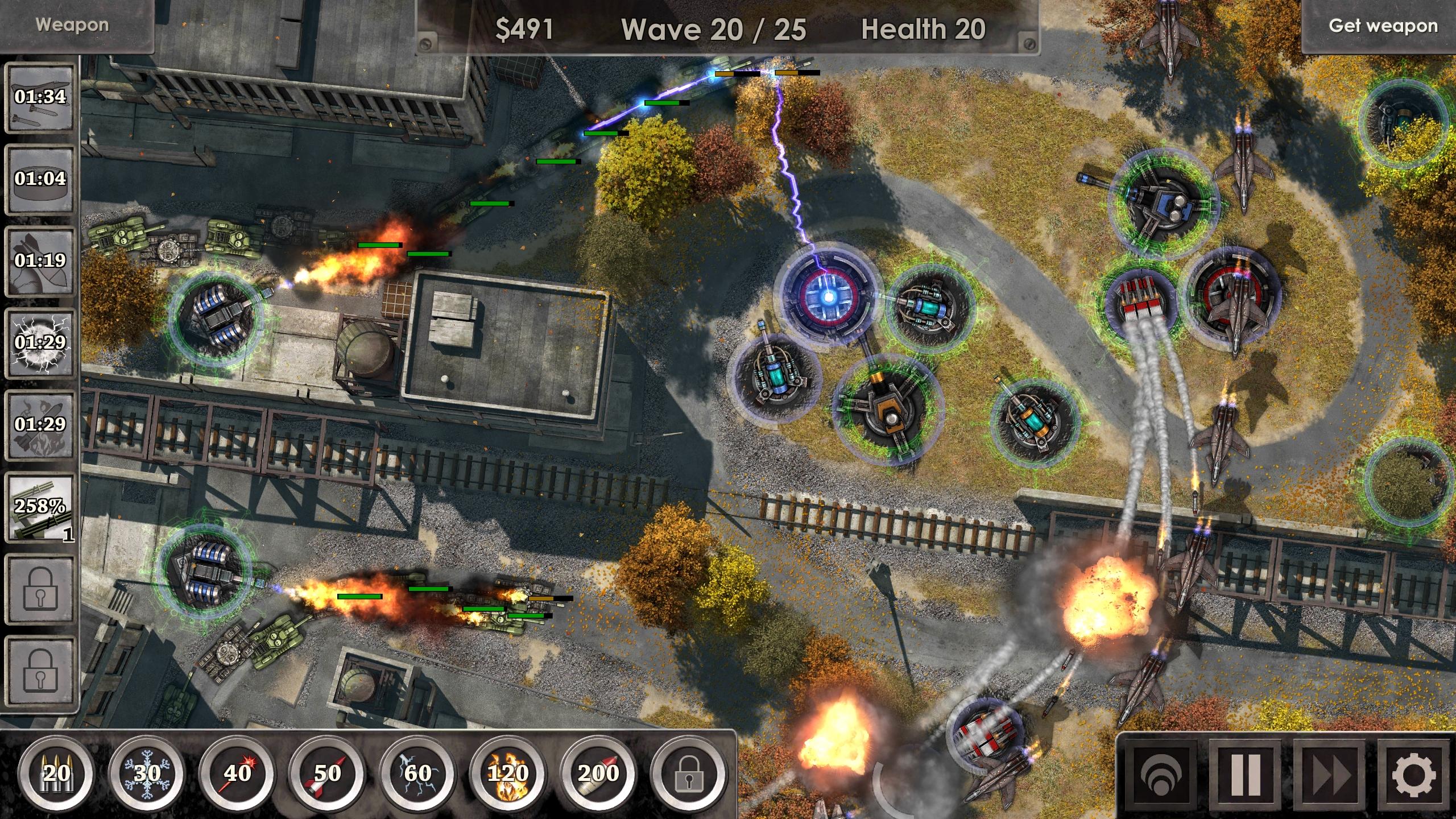 Defense Zone 3 Ultra HD Game Screenshot