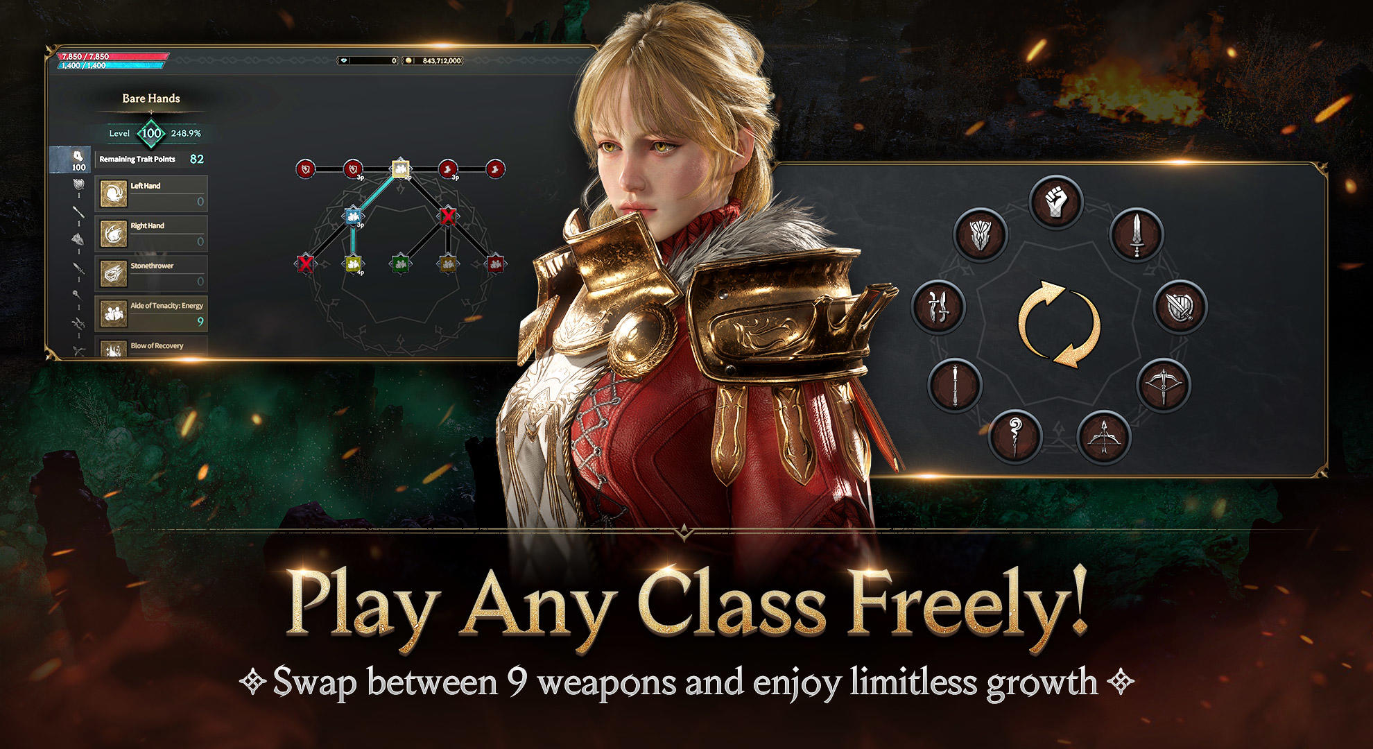 LORDNINE : Infinite Class Game Screenshot