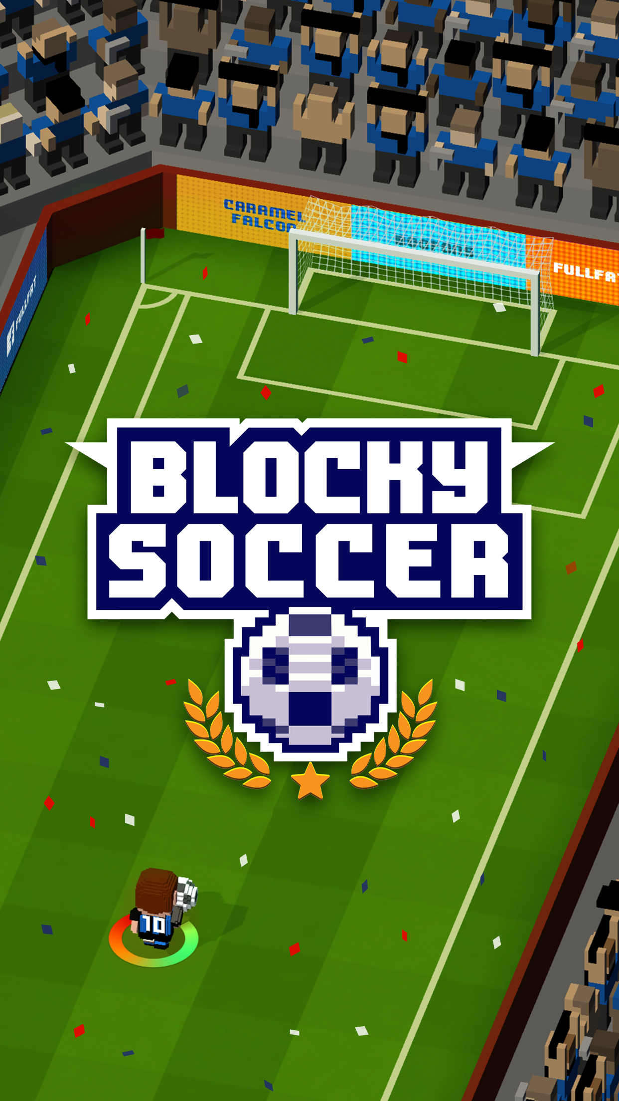 Blocky Soccer ゲームのスクリーンショット