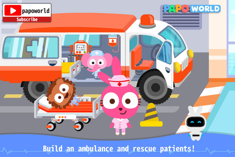 Papo Town: Hospital Game Screenshot