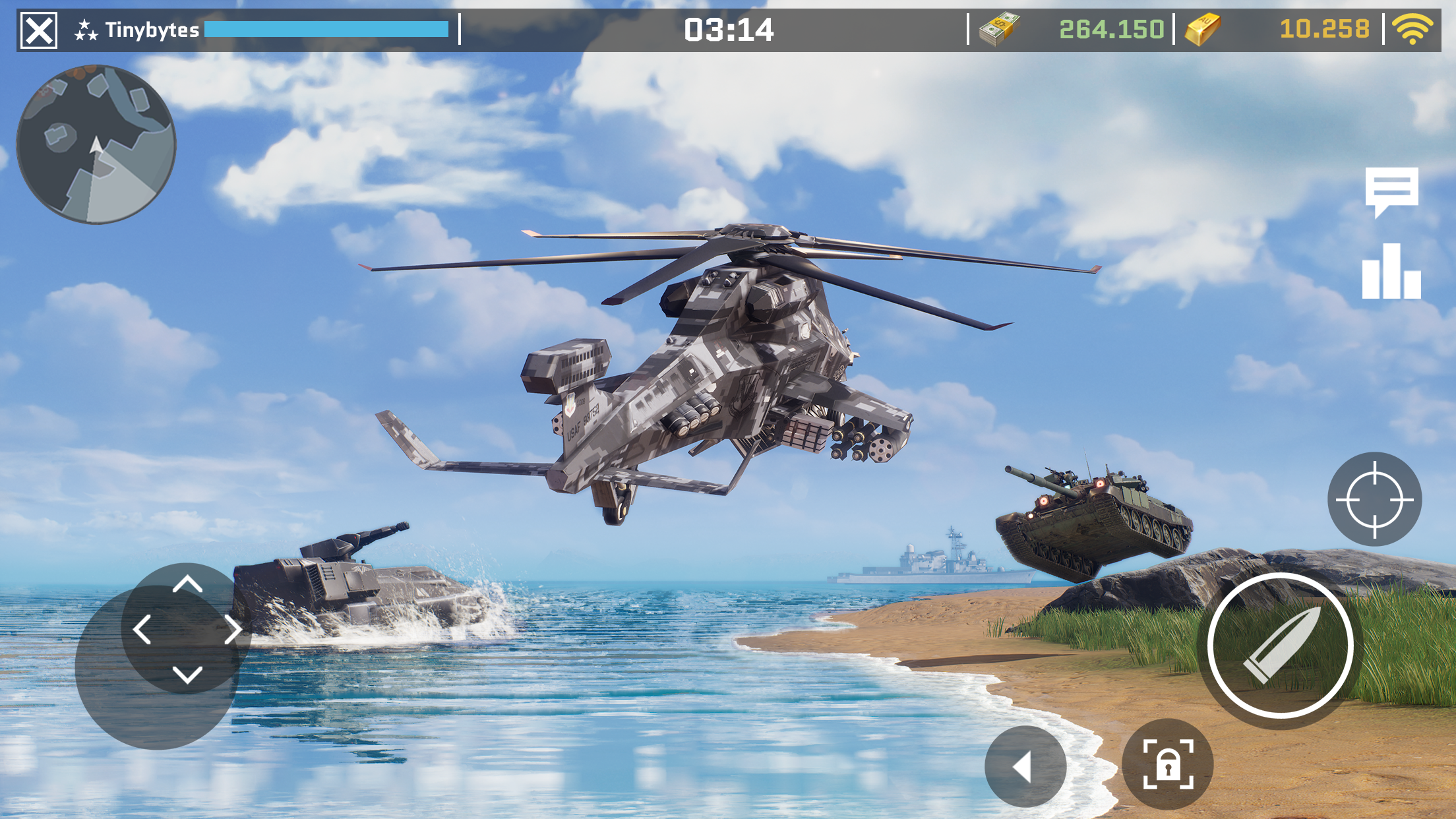 Screenshot 1 of សង្គ្រាមដ៏ធំ៖ រថក្រោះ PvP War 1.79.408
