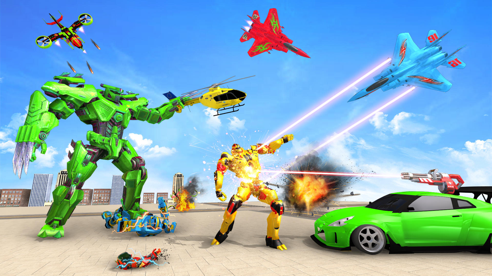 Screenshot of Scorpion Robot Transform Game