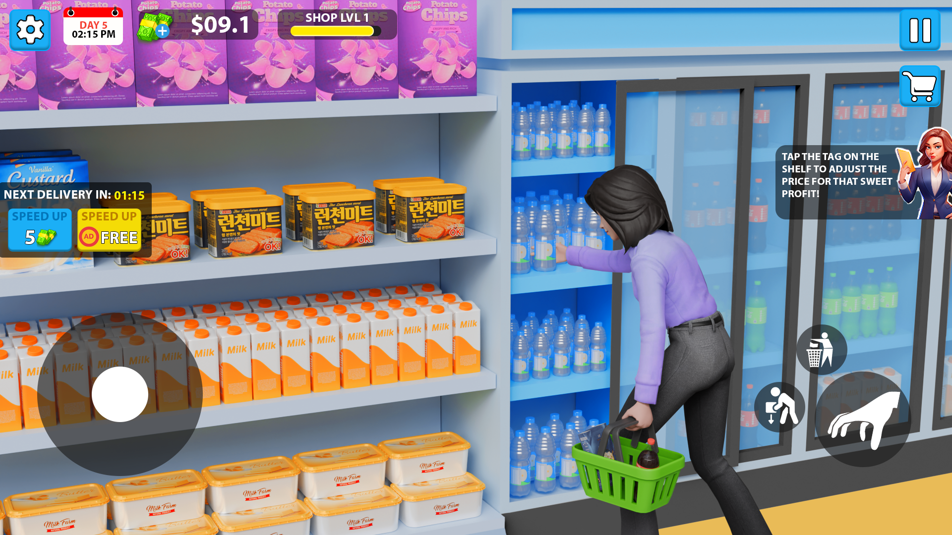 Скриншот игры Supermarket:My Store Simulator