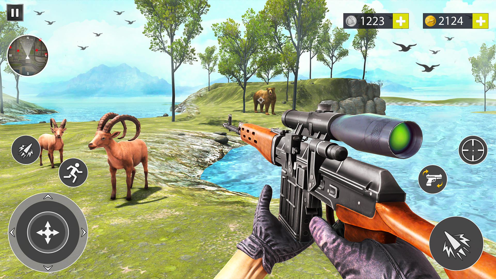 Cuplikan Layar Game Hunting Games : Deer Hunter 3D