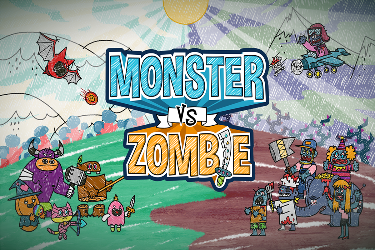 Monster VS Zombie Game Screenshot