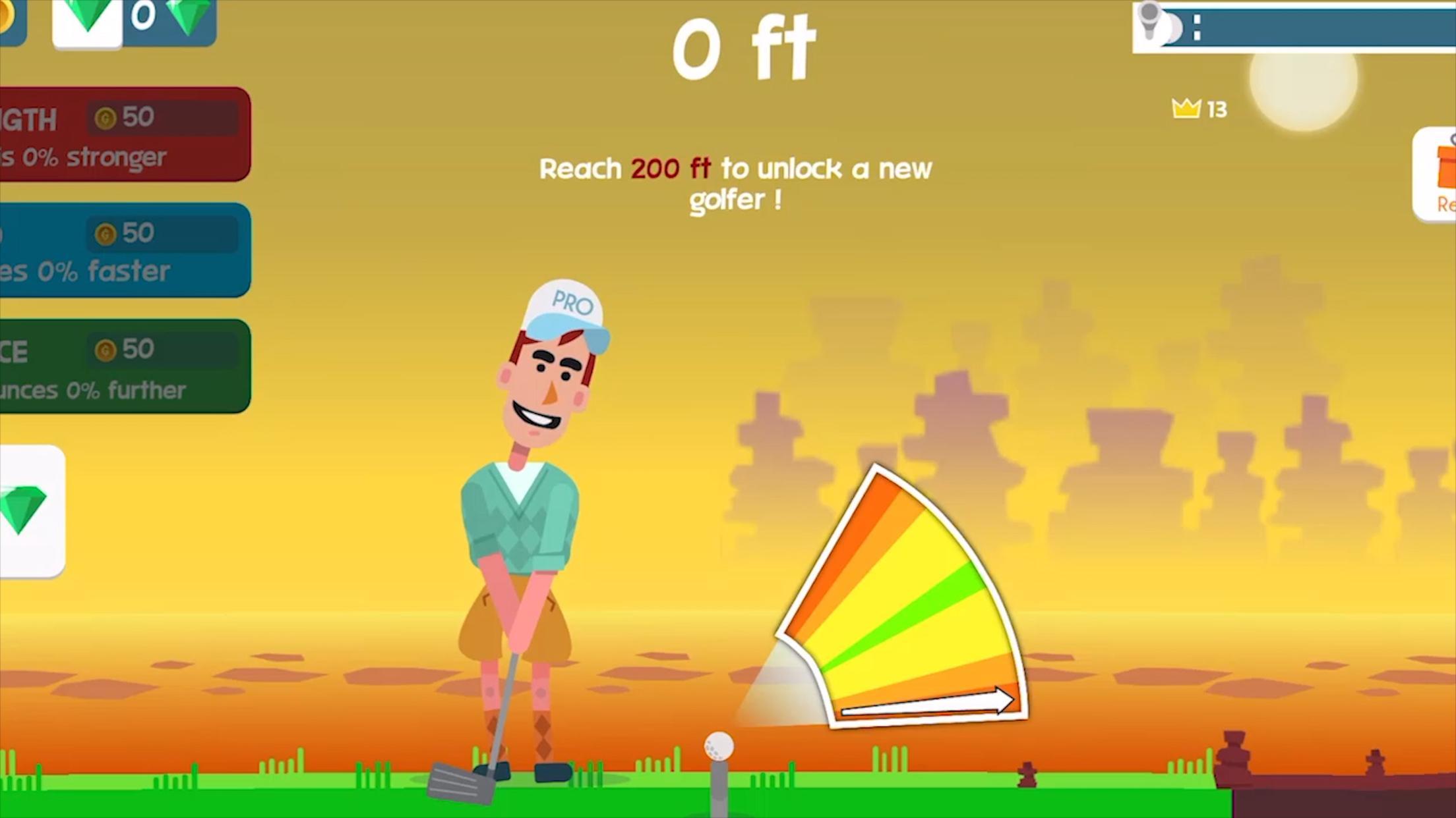 Screenshot 1 of ゴルフ・オービット ゴルフゲーム 1.25.17